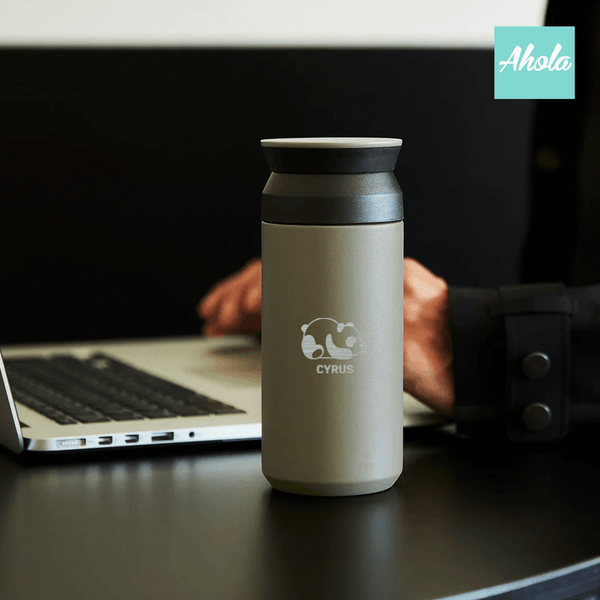 【Lazy Panda】Engraved Stainless Steel TRAVEL TUMBLER 刻名不鏽鋼保冷/保温樽