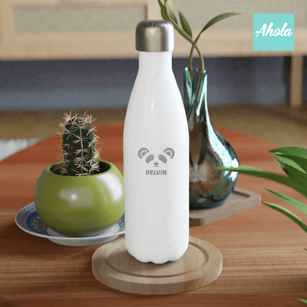 【Panda】Engraved Stainless Steel Hot or Cold Bottle 刻名不鏽鋼保冷/保温樽