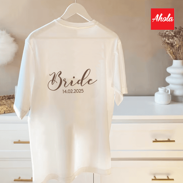 【Bridal】Custom Name Short Sleeve Tee 客製純綿T恤