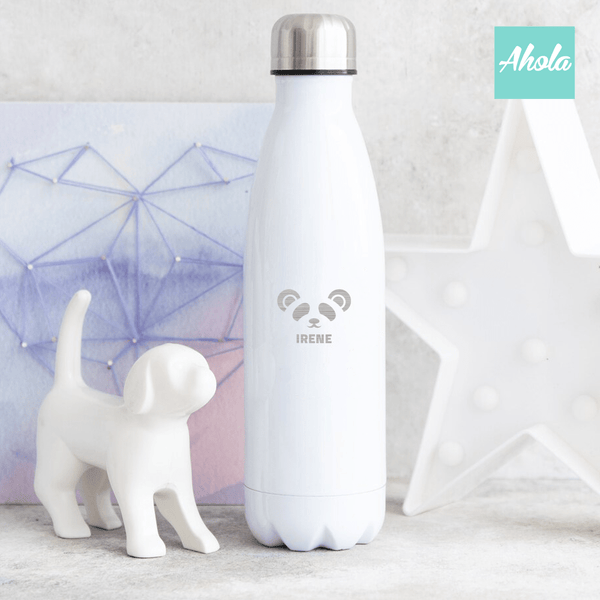 【Panda】Engraved Stainless Steel Hot or Cold Bottle 刻名不鏽鋼保冷/保温樽