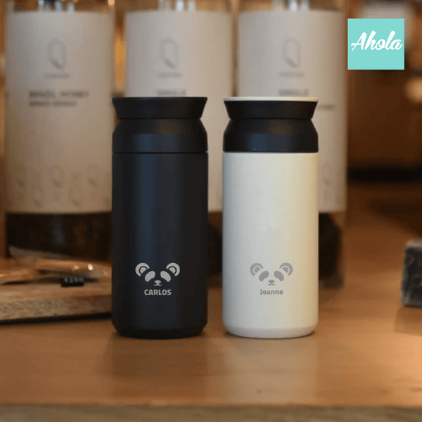 【Panda】 Engraved Stainless Steel TRAVEL TUMBLER 刻名不鏽鋼保冷/保温樽