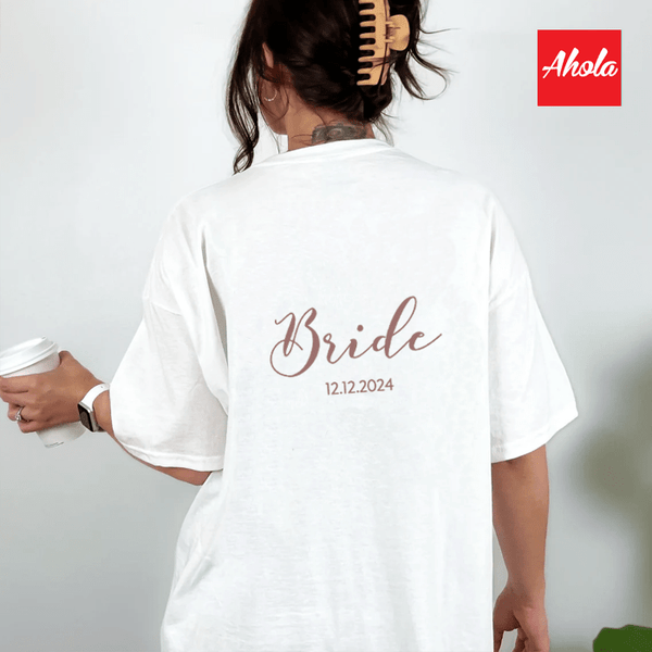 【Bridal】Custom Name Short Sleeve Tee 客製純綿T恤