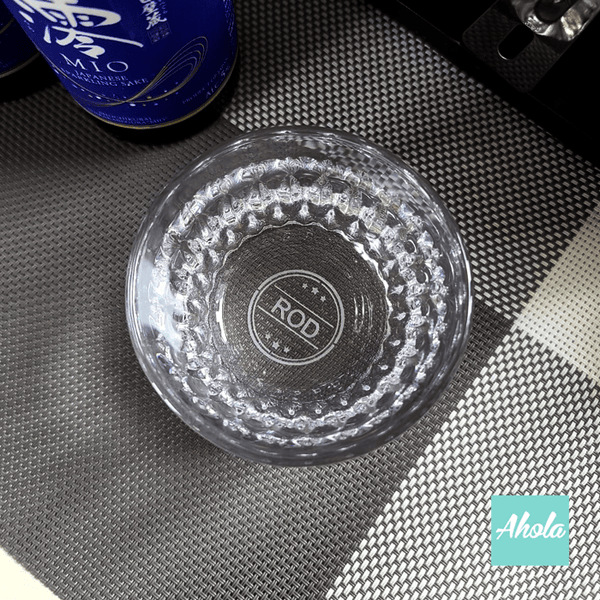 【Kanji】Personalizable Carved Wine Glass 杯底刻字浮雕玻璃酒杯