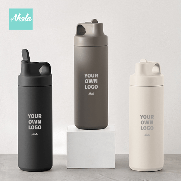 【ADD YOUR OWN LOGO】550ml Engraved Stainless Steel Travel Tumbler 刻名不鏽鋼吸管保冷/保温樽