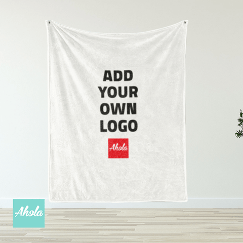 【ADD YOUR OWN LOGO】Ultra Soft Throw Blanket 超柔軟短毛絨被