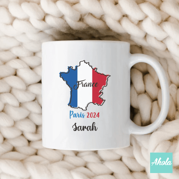 【France Map】Ceramic Cup 陶瓷杯