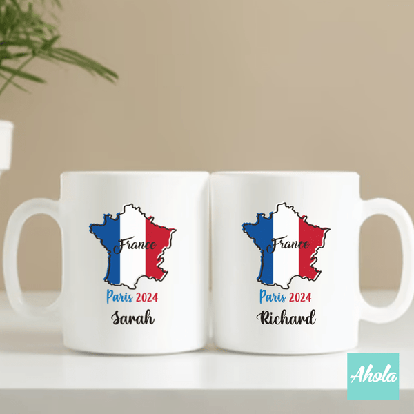 【France Map】Ceramic Cup 陶瓷杯