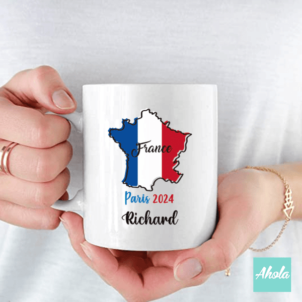 【France Map】Ceramic Cup 陶瓷杯