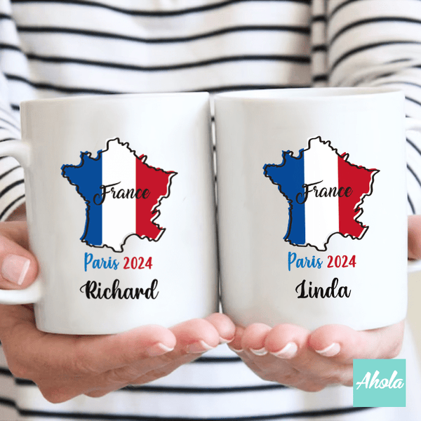 【France Map】Ceramic Cup 陶瓷杯