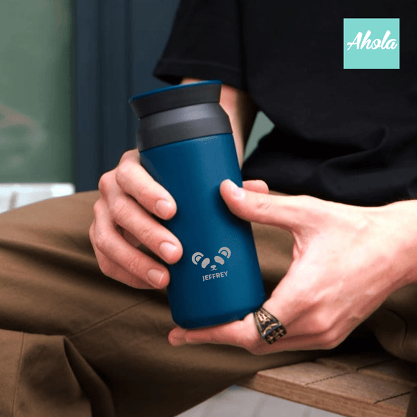 【Panda】 Engraved Stainless Steel TRAVEL TUMBLER 刻名不鏽鋼保冷/保温樽